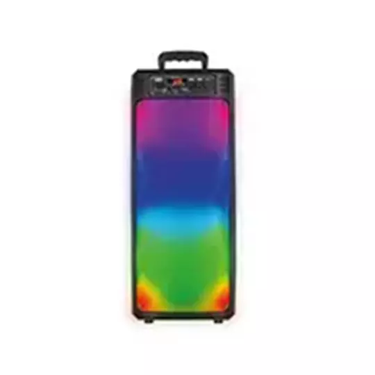 Bafle alámbrico T2GO Roar X 8" con luz LED de 60 w con micrófono y control