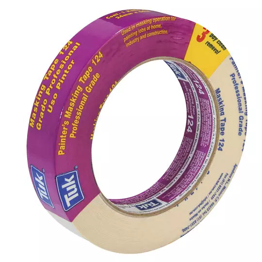 másking tape tipo 124 TUK 24mm x 50m olor crema, 1 pza