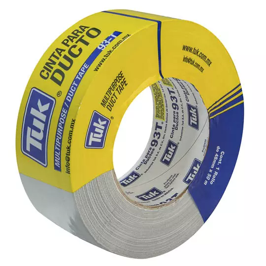 Cinta ducto 93T TUK 48mm x 50m, colorgris, 1 pza