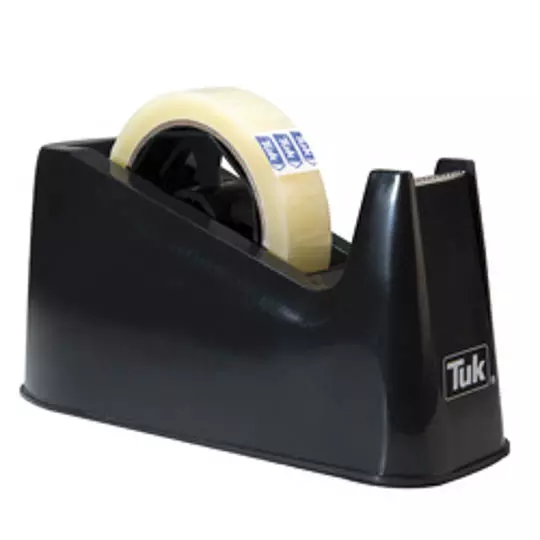 Despachador TUK de cinta jumbo color negro, plástico