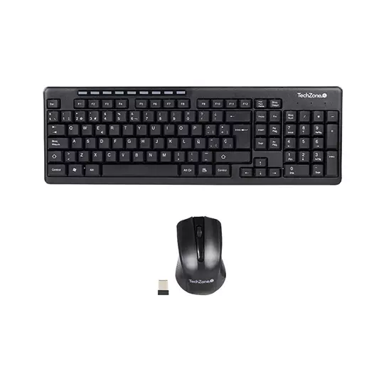 KIT Inalámbrico Mouse + Teclado TECHZTZ16COMB01-INA