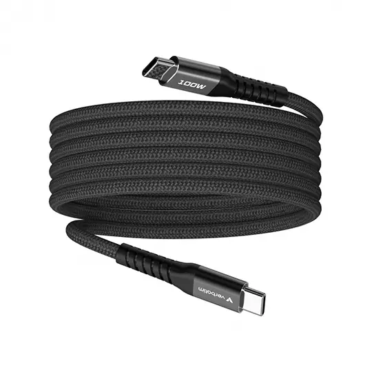 LM-Cable Magnético Verbatim Compacto 100W 12cm Color Negro