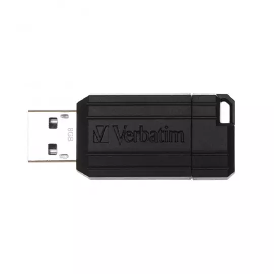 Verbatim Pinstripe 49062 Memoria Flash 8 GB USB 2.0, Color Negro
