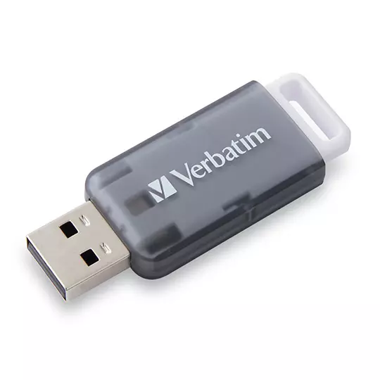 Memoria USB Verbatim 71273 64 GB gris retractil US 2.0