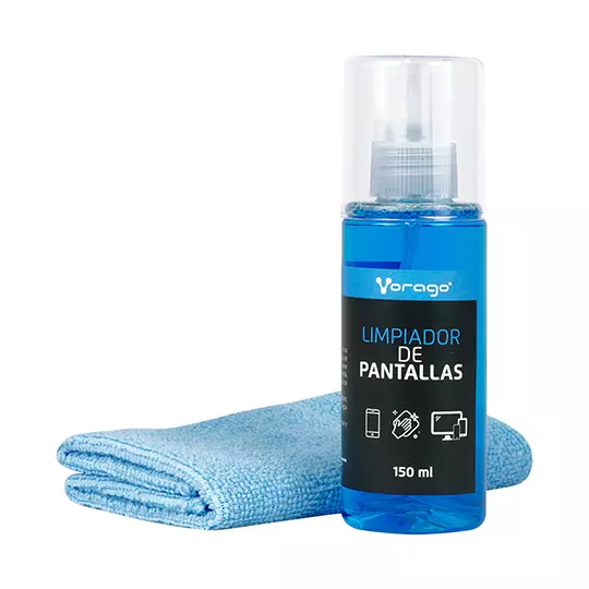 Limpiador de Pantallas / Vorago / CLN-109 / 150 ML / con Franela Microfibra