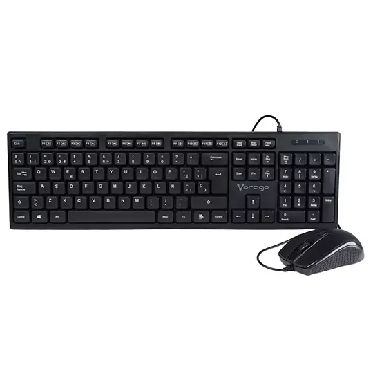 Kit Vorago Km 108 Teclado Y Mouse Alambrico Multimedia Usb