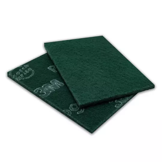 Fibra verde Scotch-brite 3M caja con 12.
