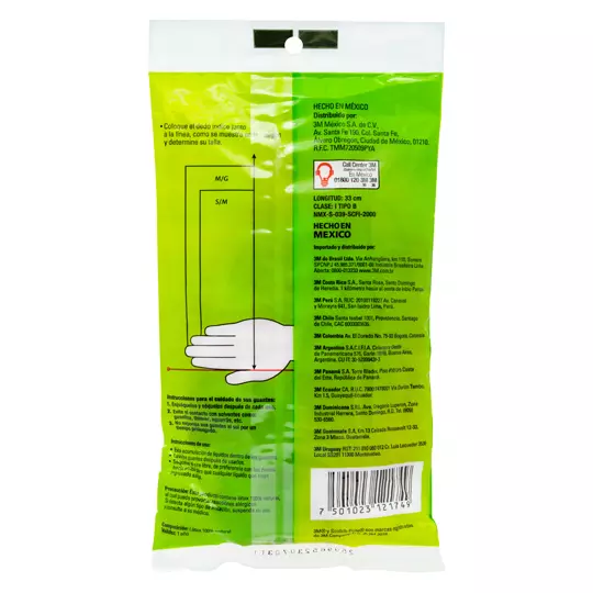 Guantes de latex satinados Scotch-brite 3M tamaño grandes