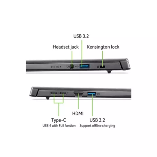 Laptop Acer Aspire 14 AI A14-52M-72FH, Intel Core Ultra 7 256V