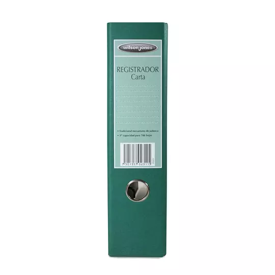 Registrador carta herraje d 3" ACCO color verde marmoleado
