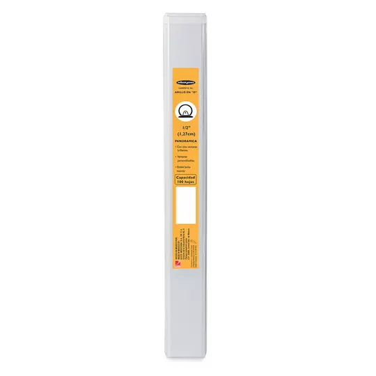 Carpeta panorama herraje O 0.5" ACCO color blanca, tamaño carta