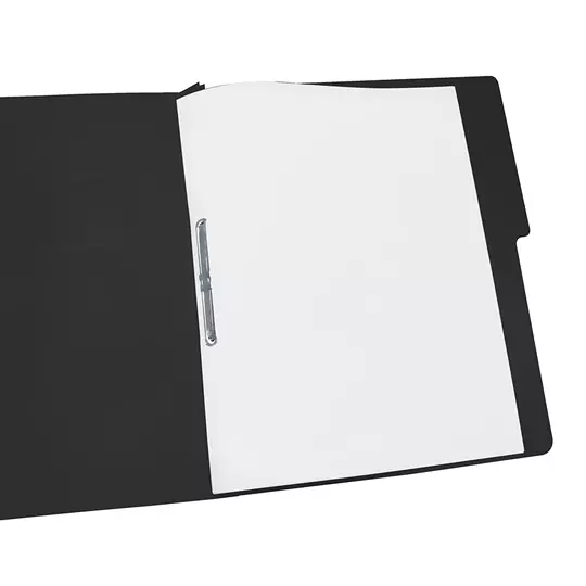 Carpeta pressboard Accopress sh ACCO carta color negro con broche de 8 cm