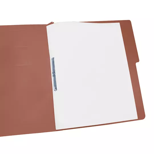 Carpeta pressboard Accopress sh ACCO carta color caoba con broche de 8 cm