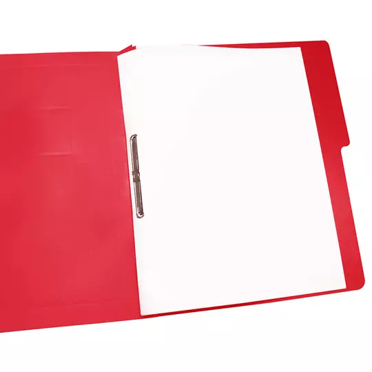 Carpeta pressboard Accopress sh ACCO oficio color rojo con broche de 8 cm