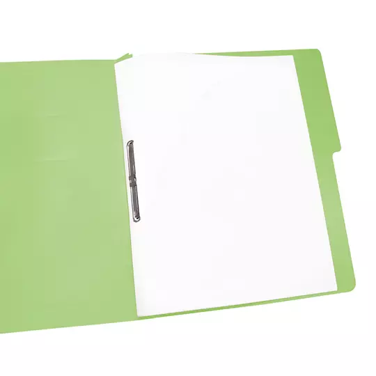 Carpeta pressboard Accopress sh ACCO oficio color verde claro con broche de 8 cm