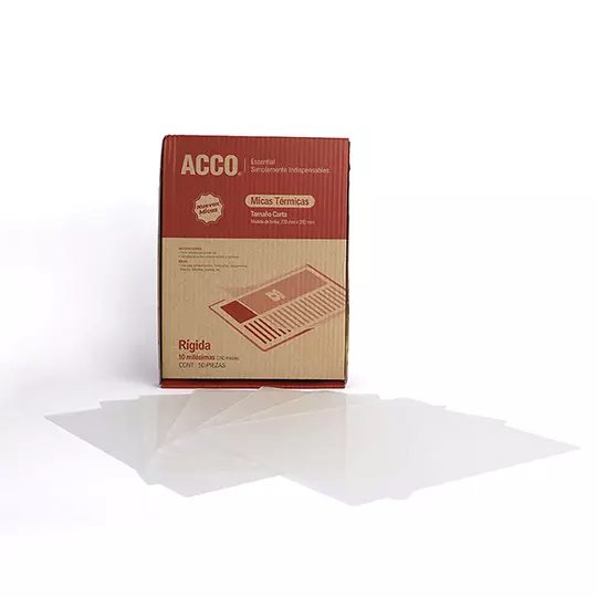 Mica térmica ACCO tamaño carta 10 milésimas 50 piezas