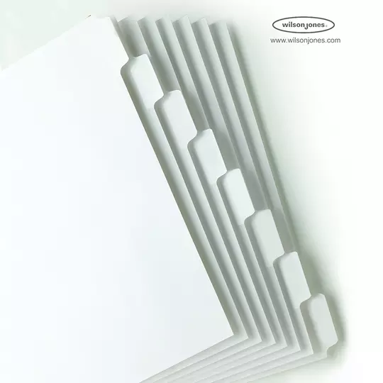 Separador blanco 8 divisiones ACCO tamaño carta