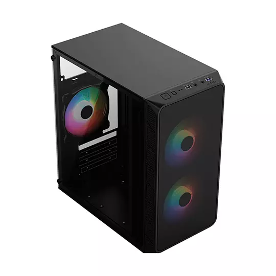 GABINETE MINI TORRE DOOM PRO MESH GI7 NEGRO