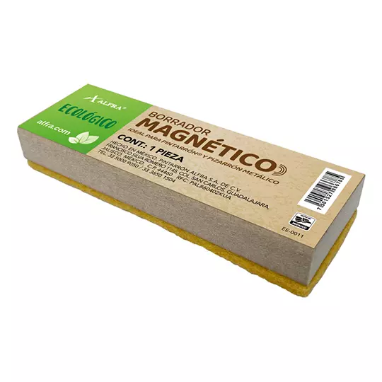 Borrador para pizarrón Alfra magnético ecológico