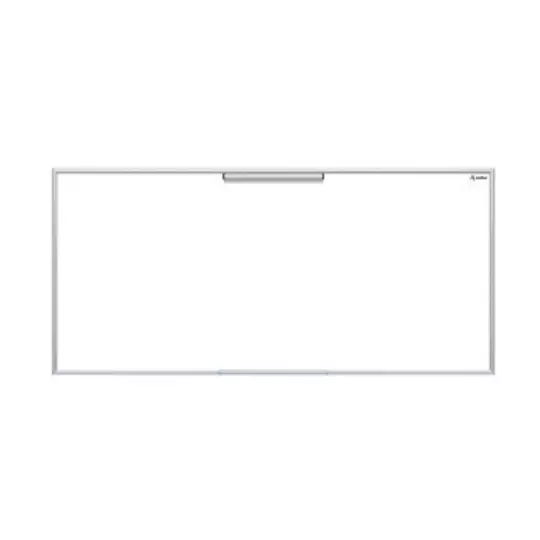 Pintarrón metálico esmaltado escolar Alfra 90 x 240 cm