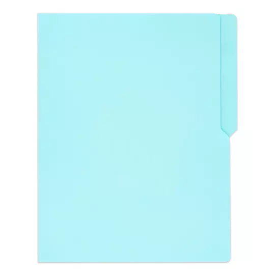 Folder azul APSA tamaño carta  , paquetecon 100  piezas