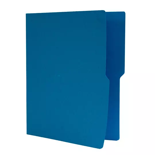 Folder azul intenso APSA tamaño carta  ,paquete con 100 piezas