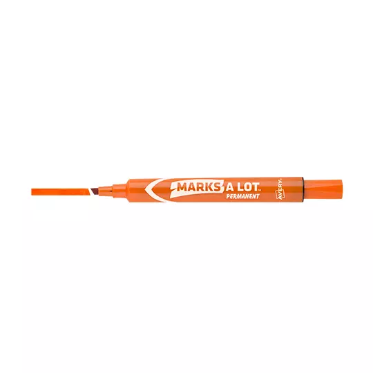 Marcador permanente grande naranja AVERYcon 12 piezas marks-a-lot
