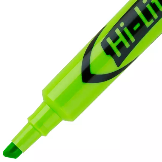 Resaltador Hi-Liter verde 12 piezas AVERY color verde