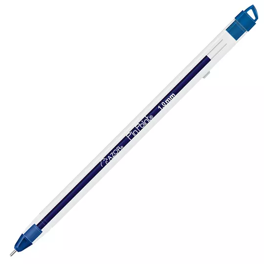Bolígrafo mediano Pin Point 1.0 mm colorazul empaque con 3 pzas