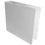 Carpeta panorámica con cristal Kinera carta herraje 2 pulgadas "D" color blanco