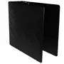 Carpeta panorámica con cristal Kinera carta herraje 4 pulgadas "D" color negro