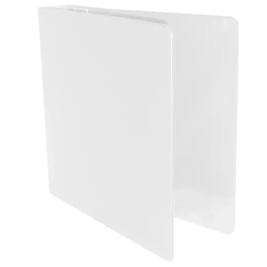 Carpeta básica Kinera carta herraje de 1 1/2 pulgadas "O" color blanco