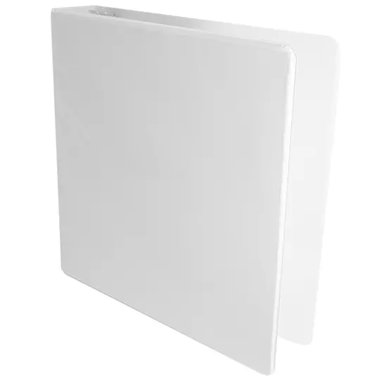 Carpeta panorámica cristal Kinera carta herraje 1.5 pulgadas "D" color blanco