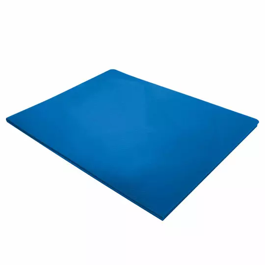 Cubierta plástica rayada azul Barrili con 40 piezas