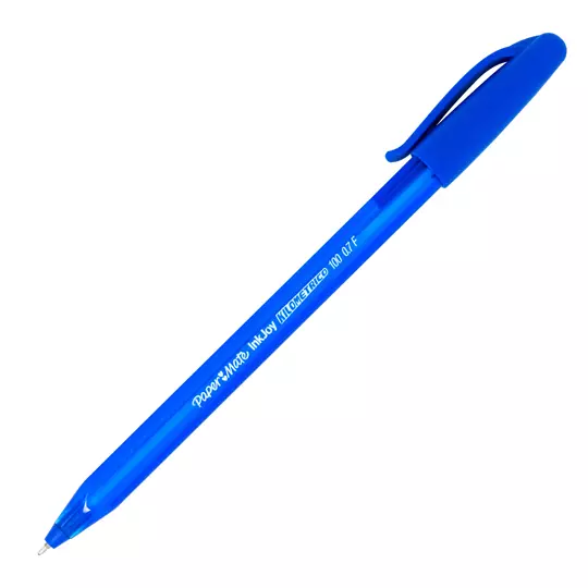 Boligrafo ST kilometrico azul punto finocaja con 12 piezas