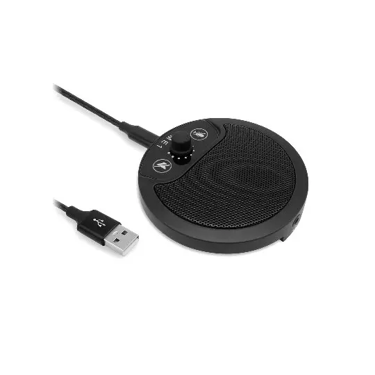 Micrófono Omnidireccional Para PC, USB, Negro BROBOTIX 6000359