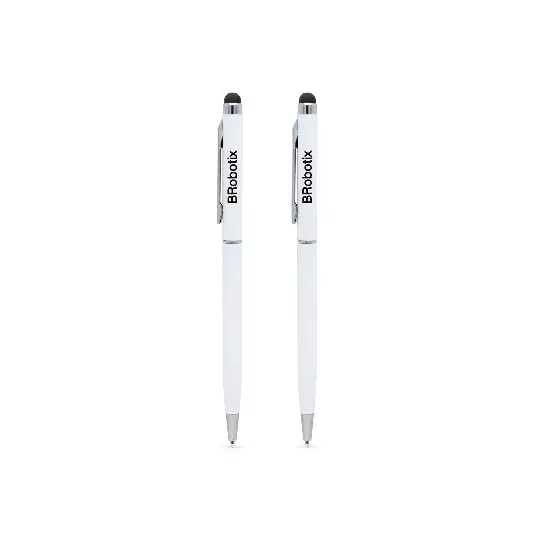 Pluma Stylus Para Tableta, Duo Pack, Blanco, BROBOTIX 6000397