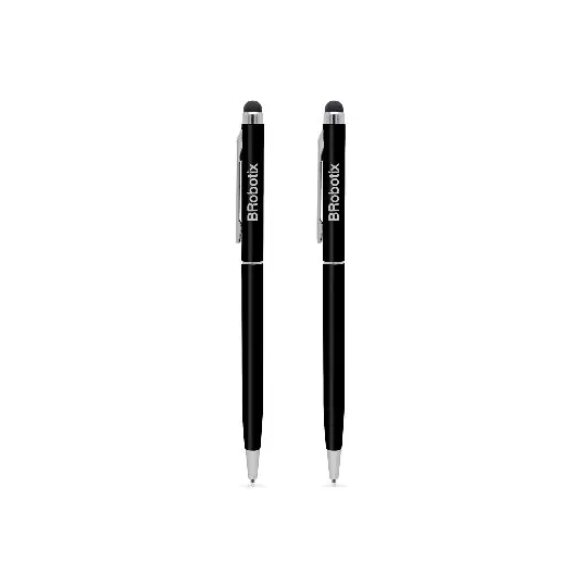 Pluma Stylus Para Tableta, Duo Pack  Negra, BROBOTIX 6000403