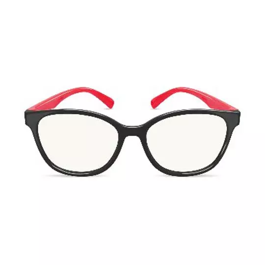Lentes Antiradiación Para Computadora, Infantil, Negro/Rojo, BROBOTIX 651756