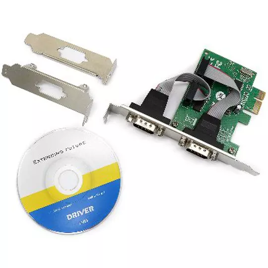 Tarjeta serial db9 2 pto PCIE Broboti.