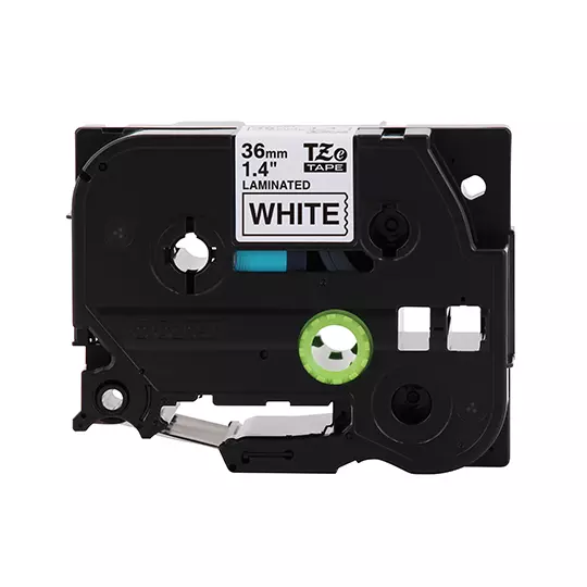 Cinta Brother negro sobre blanco TZE261G.