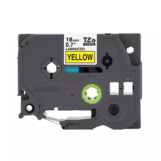 Cinta Brother negro sobre amarillo TZE641G