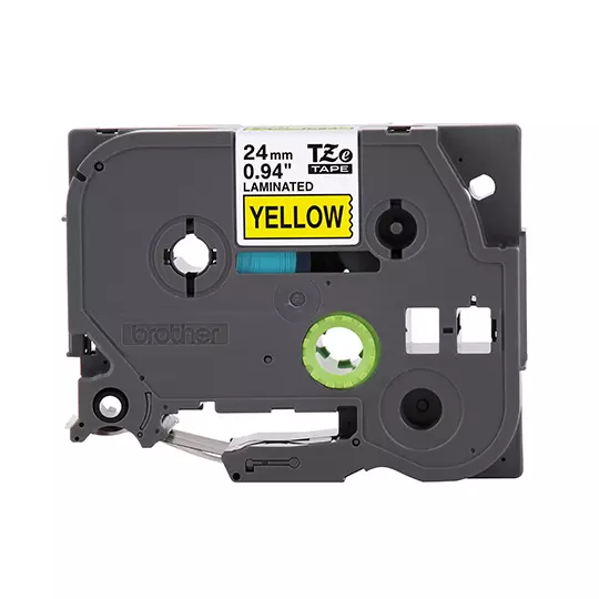 Cinta Brother negro sobre amarillo TZE651G
