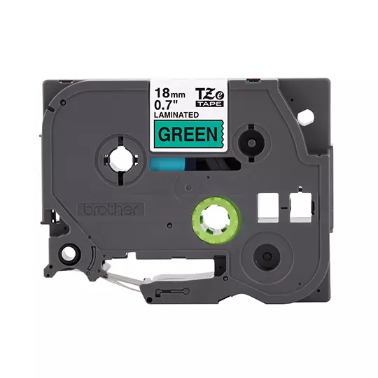 Cinta Brother negro sobre verde TZE741G.