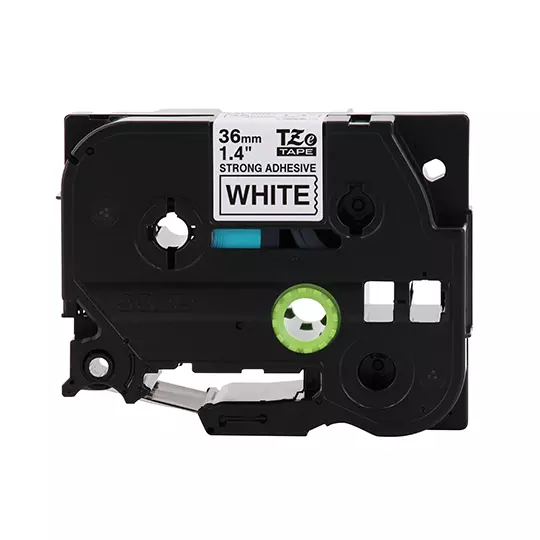 Cinta Brother color negro sobre blanco TZES261G