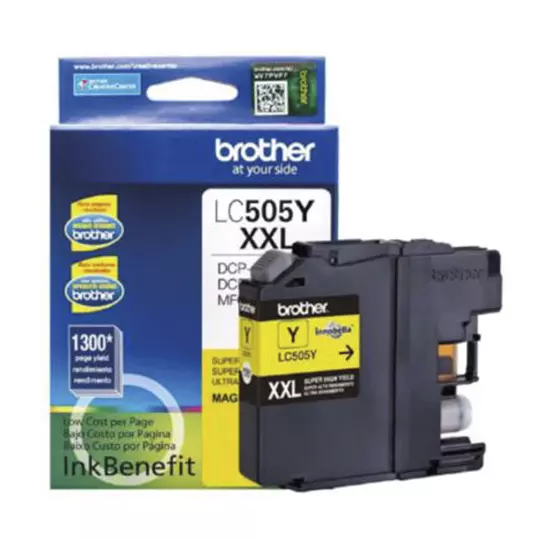 Cartucho brother de tinta amarilla LC505Y