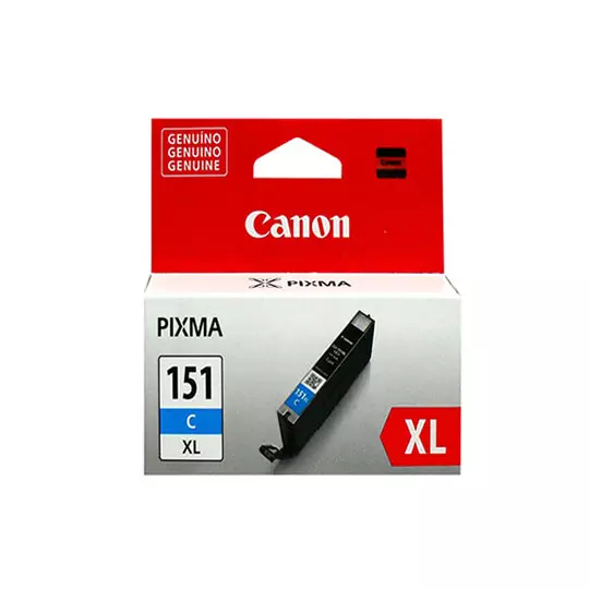 Tanque de tinta Canon CLI-151 XL cyan.