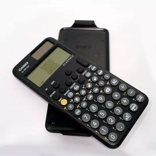 CALCULADORA CIENTÍFICA 540 FUNCIONES CASIO PANTALLA DE CRISTAL LÍQUIDO