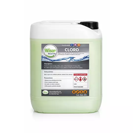 Blanqueador Cleaning Solutions, Cloro 20 LT