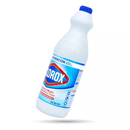 Blanqueador Clorox, cloro 930 ml.
